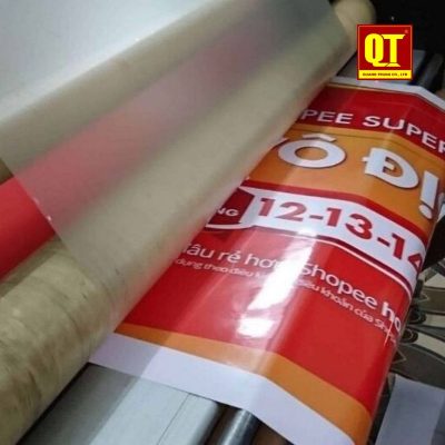 Nên chọn in decal pp cán bóng hay in decal pp cán mờ